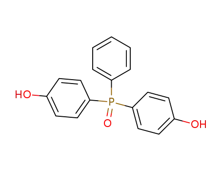 Molecular Structure of 795-43-7 (BIS(4-HYDROXYPHENYL)PHENYLPHOSPHINE OXIDE)