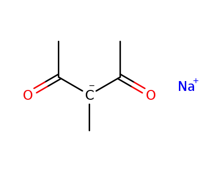 Molecular Structure of 34916-51-3 (3-Methylpentane-2,4-dione, monosodium salt)