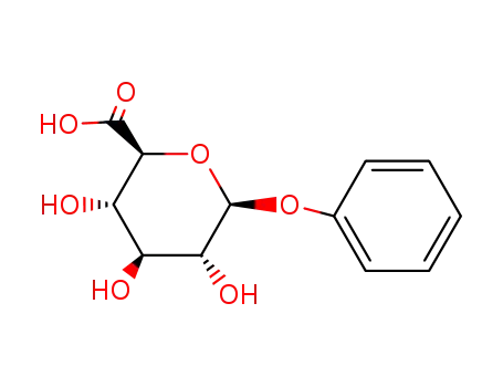Molecular Structure of 17685-05-1 (PHENYL-BETA-D-GLUCURONIDE)