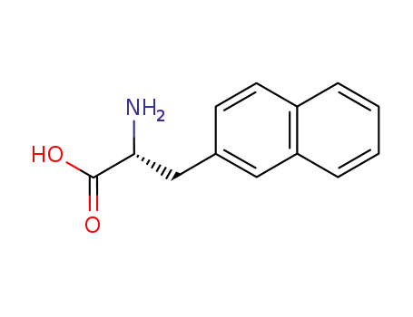 Molecular Structure of 76985-09-6 (3-(2-Naphthyl)-D-alanine)