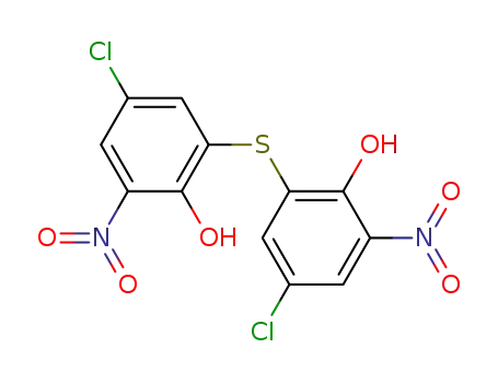 Molecular Structure of 852-20-0 (2,2'-thiobis[4-chloro-6-nitrophenol])
