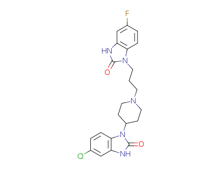 2H-Benzimidazol-2-one,1-[3-[4-(5-chloro-2,3-dihydro-2-oxo-1H-benzimidazol-1-yl)-1-piperidinyl]propyl]-5-fluoro-1,3-dihydro-