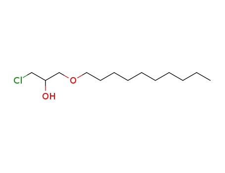 Molecular Structure of 18371-72-7 (1-Chloro-3-(decyloxy)-2-propanol)