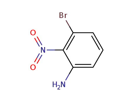 Molecular Structure of 7138-15-0 (3-Bromo-2-nitroaniline)