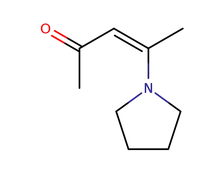 Molecular Structure of 255846-01-6 ((Z)-4-Pyrrolidin-1-yl-pent-3-en-2-one)