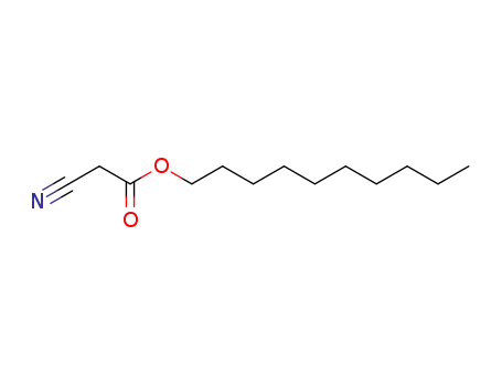 Molecular Structure of 17686-43-0 (decyl cyanoacetate)