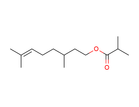 Propanoic acid,2-methyl-, 3,7-dimethyl-6-octen-1-yl ester