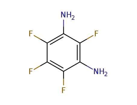 Molecular Structure of 1198-63-6 (1,3-DIAMINO-2,4,5,6-TETRAFLUOROBENZENE)