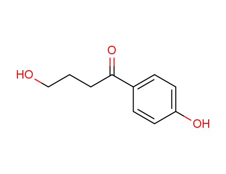 Molecular Structure of 113425-33-5 (1-Butanone, 4-hydroxy-1-(4-hydroxyphenyl)-)