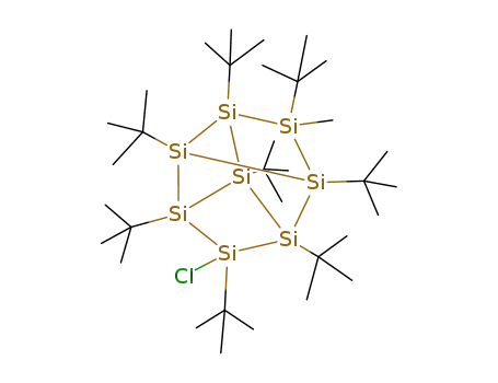 Molecular Structure of 117776-14-4 (C<sub>33</sub>H<sub>75</sub>ClSi<sub>8</sub>)