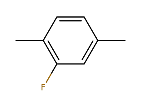 Molecular Structure of 696-01-5 (2-Fluoro-p-Xylene)