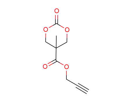 Molecular Structure of 945841-51-0 (propargyl 5-methyl-2-oxo-1,3-dioxane-5-carboxylate)