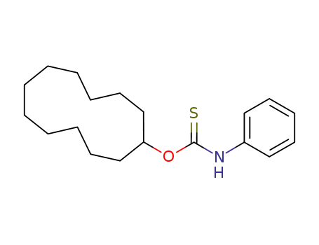 Molecular Structure of 157258-21-4 (O-cyclododecyl N-phenyl-thiocarbamate)
