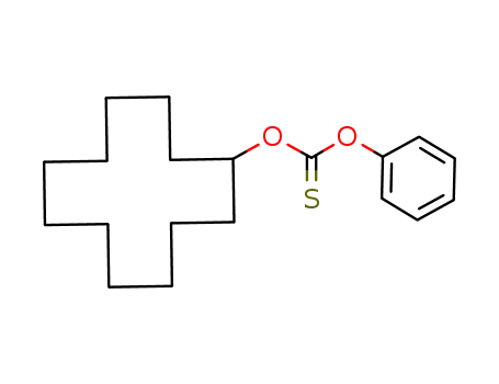 Molecular Structure of 121410-95-5 (O-cyclododecyl O-phenyl thionocarbonate)