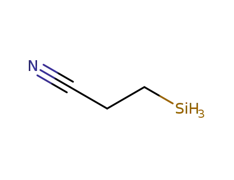 Molecular Structure of 18192-16-0 (cyanoethyl silane)