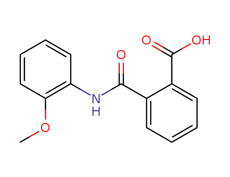 Molecular Structure of 19336-96-0 (N-(2-Methoxy-phenyl)-phthalaMic acid)