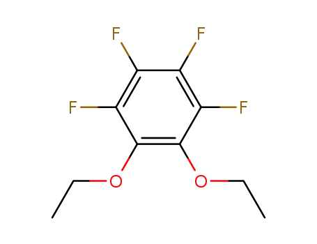 Molecular Structure of 16250-99-0 (1,4,5,6-Tetrafluor-2,3-diethoxy-benzol)