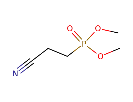 Molecular Structure of 20580-36-3 (Phosphonic acid, (2-cyanoethyl)-, dimethyl ester)