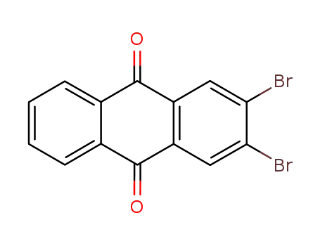 Molecular Structure of 633-68-1 (2,3-Dibromoanthraquinone)