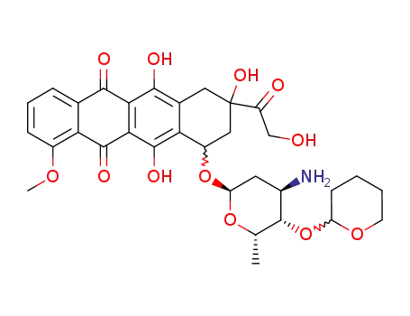 Molecular Structure of 72496-41-4 (Pirarubicin)