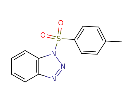 Molecular Structure of 1028-19-9 (1-(4'-methylbenzenesulfonyl)-1H-benzo[d][1.2.3]triazole)
