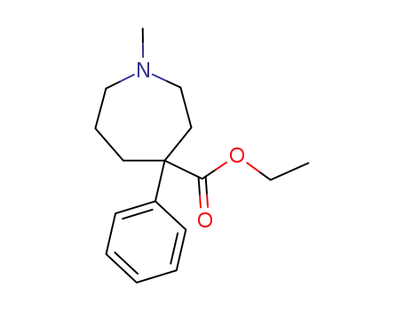 Molecular Structure of 77-15-6 (ethoheptazine)