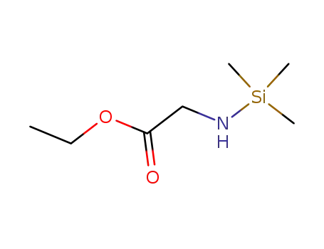 Molecular Structure of 7364-53-6 (Glycine, N-(trimethylsilyl)-, ethyl ester)
