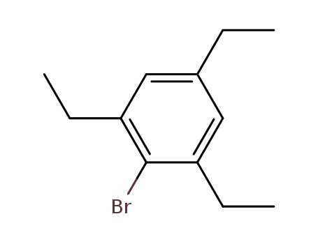Molecular Structure of 91-06-5 (1-BROMO-2,4,6-TRIETHYLBENZENE)