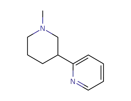 Molecular Structure of 85237-62-3 (N-methyl-3-(2-pyridyl)piperidine)