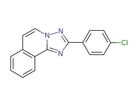 2-(p-CHLOROPHENYL)-s-TRIAZOLO(5,1-a) ISOQUINOLINE