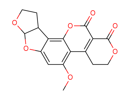 1H,12H-Furo[3',2':4,5]furo[2,3-h]pyrano[3,4-c][1]benzopyran-1,12-dione,3,4,7a,9,10,10a-hexahydro-5-methoxy-, (7aR,10aS)-