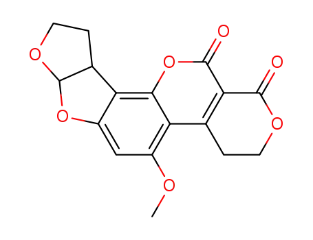 Molecular Structure of 7241-98-7 (AFLATOXIN G2)