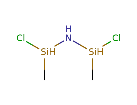 Molecular Structure of 113996-28-4 (Silanamine, 1-chloro-N-(chloromethylsilyl)-1-methyl-)