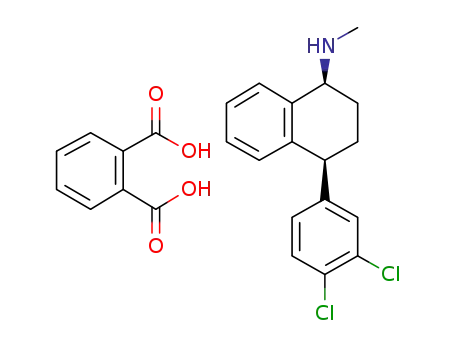 Molecular Structure of 928057-20-9 (sertraline phthalate)