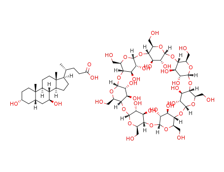 Molecular Structure of 137078-96-7 (C<sub>24</sub>H<sub>40</sub>O<sub>4</sub>*C<sub>42</sub>H<sub>70</sub>O<sub>35</sub>)