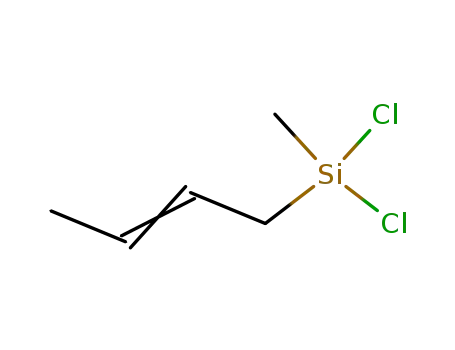 Molecular Structure of 18163-65-0 (but-2-enyl-dichloro-methyl-silane)