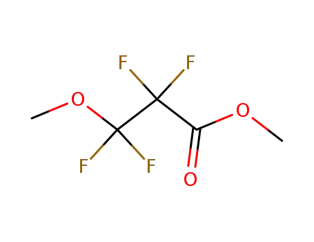 Molecular Structure of 755-73-7 (methyl 2,2,3,3-tetrafluoro-3-methoxypropionate)