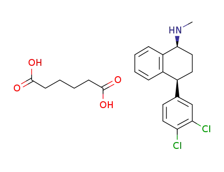 Molecular Structure of 928057-23-2 (sertraline adipate)