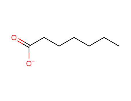 Heptanoic acid, ion(1-)