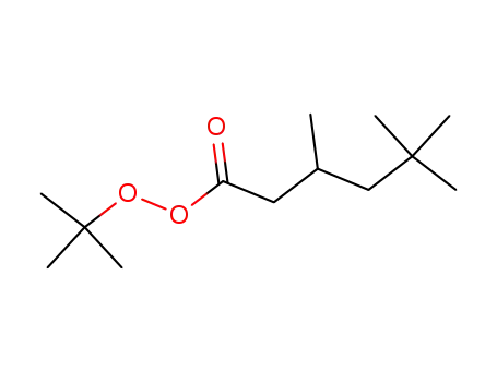 Molecular Structure of 13122-18-4 (tert-Butyl peroxy-3,5,5-trimethylhexanoate)