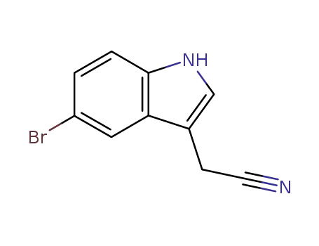 Molecular Structure of 774-14-1 (5-Bromoindole-3-acetonitrile)