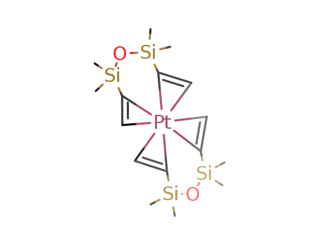 Molecular Structure of 81032-58-8 (Bis[1,3-bis( 2-ethenyl)-1,1,3,3-tetramethyldisiloxane]platinum)