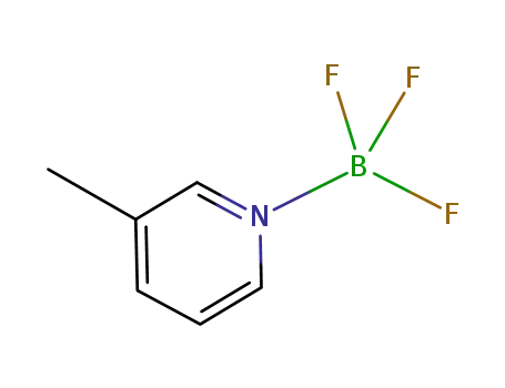 Molecular Structure of 6457-37-0 ((3-methylpyridine)BF<sub>3</sub>)