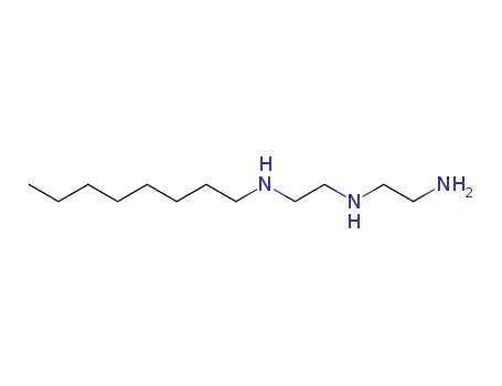 Molecular Structure of 7261-59-8 (N-(2-aminoethyl)-N'-octylethylenediamine)