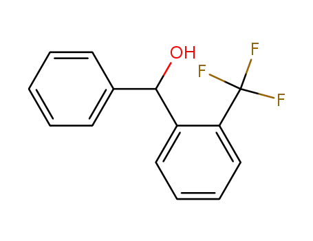 Molecular Structure of 727-98-0 (2-(TRIFLUOROMETHYL)BENZHYDROL)