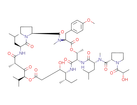 Molecular Structure of 77327-05-0 (Didemnin B)
