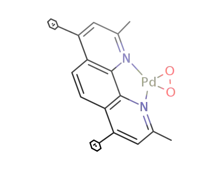 Molecular Structure of 358625-60-2 ([(bathocuproine)Pd(O<sub>2</sub>)])
