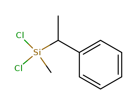 Molecular Structure of 7282-39-5 (Methyl(α-methylbenzyl)dichlorosilane)