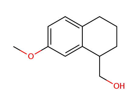 Molecular Structure of 106336-27-0 ((7-Methoxy-1,2,3,4-tetrahydro-naphthalen-1-yl)-methanol)