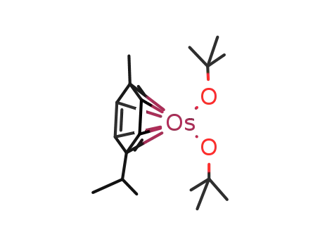 Molecular Structure of 134654-70-9 ((p-cymene)osmium bis(t-butyloxide))